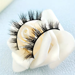 10mm Mink Lashes Daily Wear Fluffy Natural False Eyelashes Wispy Strip Lash