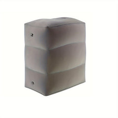 Portable 3-Layer Flocking Footstool for Travel and Car