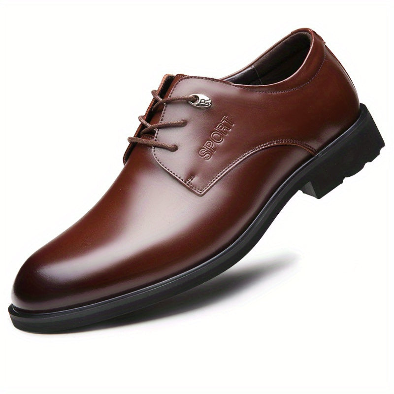 Men's Lace-up Derby Shoes for Business Formal Events