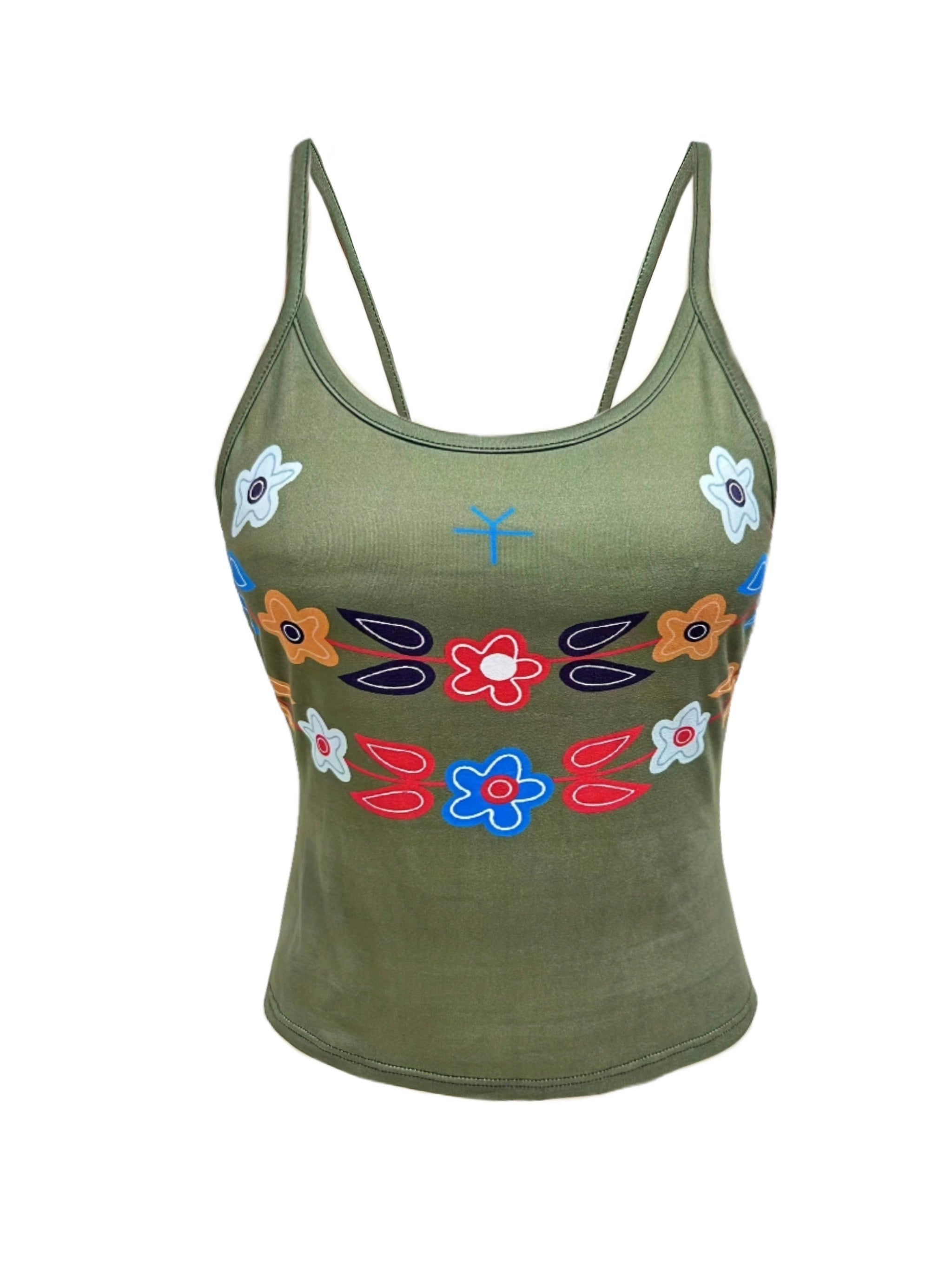 Floral Print Cami Top Summer Sleeveless Women's Clothing