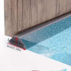 Soft Bathroom Water Stop Strip - Dry/Wet Separation, Bathtub Splashproof