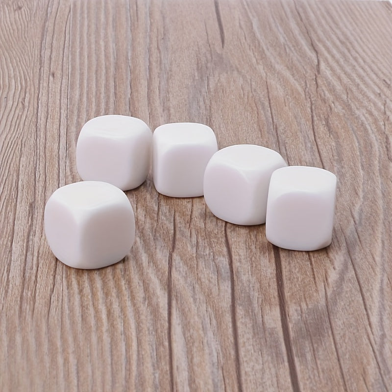 Acrylic Rock paper scissors Plain Dice Blank Dice Entertainment Game 5