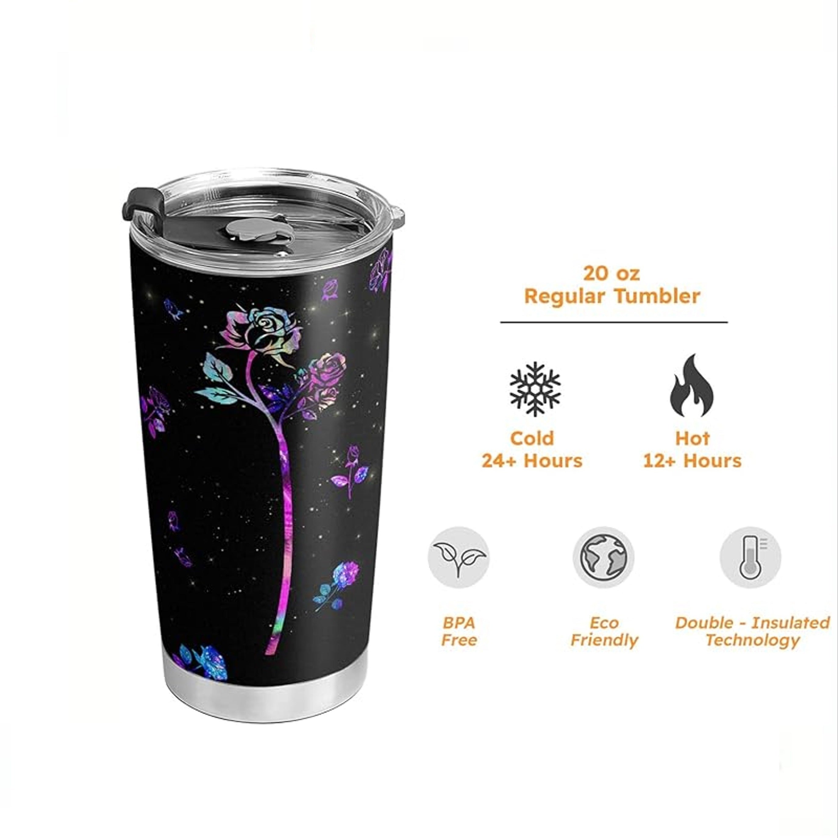 590ml 20oz Halloween Cartoon Water Cup Insulated Bottle