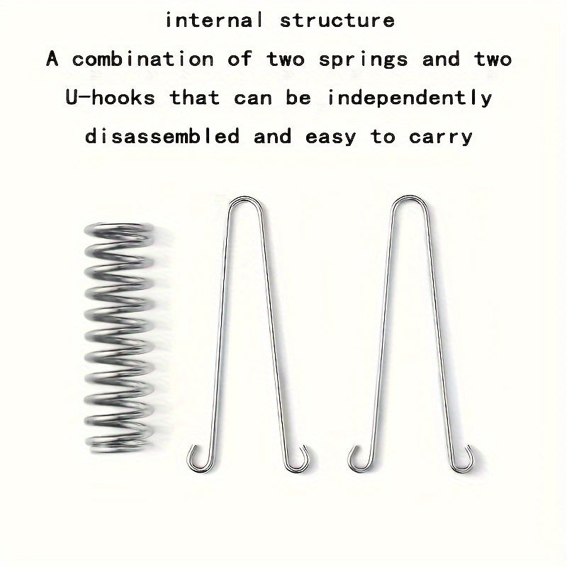 Outdoor Tent Spring Wind Rope Buckle Stainless Steel Awning Fixing