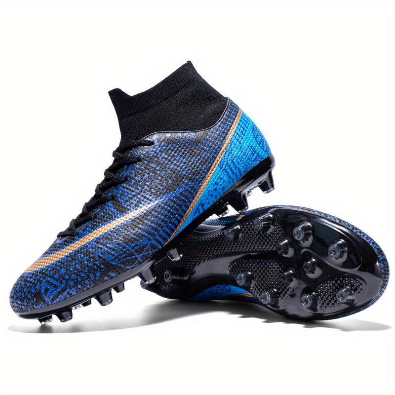 Kids Football Cleats Outdoor Anti-skid Soccer Shoes