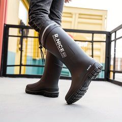 Men's Waterproof Rain Boots Lightweight Garden Shoes