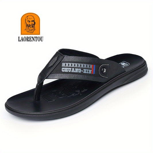 Men's Slip On Flip Flops Assorted Colors Outdoor Slippers