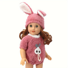 Bean Paste Onesie Doll Clothes Set for 17" Dolls