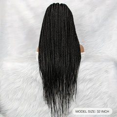Long Braided Wig 4 4 Lace Front Twist Braid Wigs for Women Girls