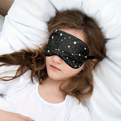4pcs Cartoon Landscapes Blackout Sleep Eye Mask Soft Blindfold for Travel Rest