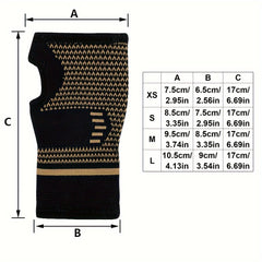 Sports Palm Protection Gloves Fitness Elastic Wrist Gloves