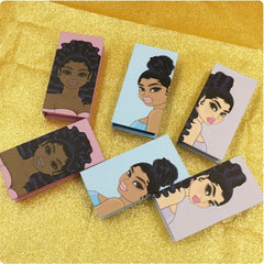 Rectangular Beauty Magnetic False Eyelash Packaging Box 5D Mink Eyelashes