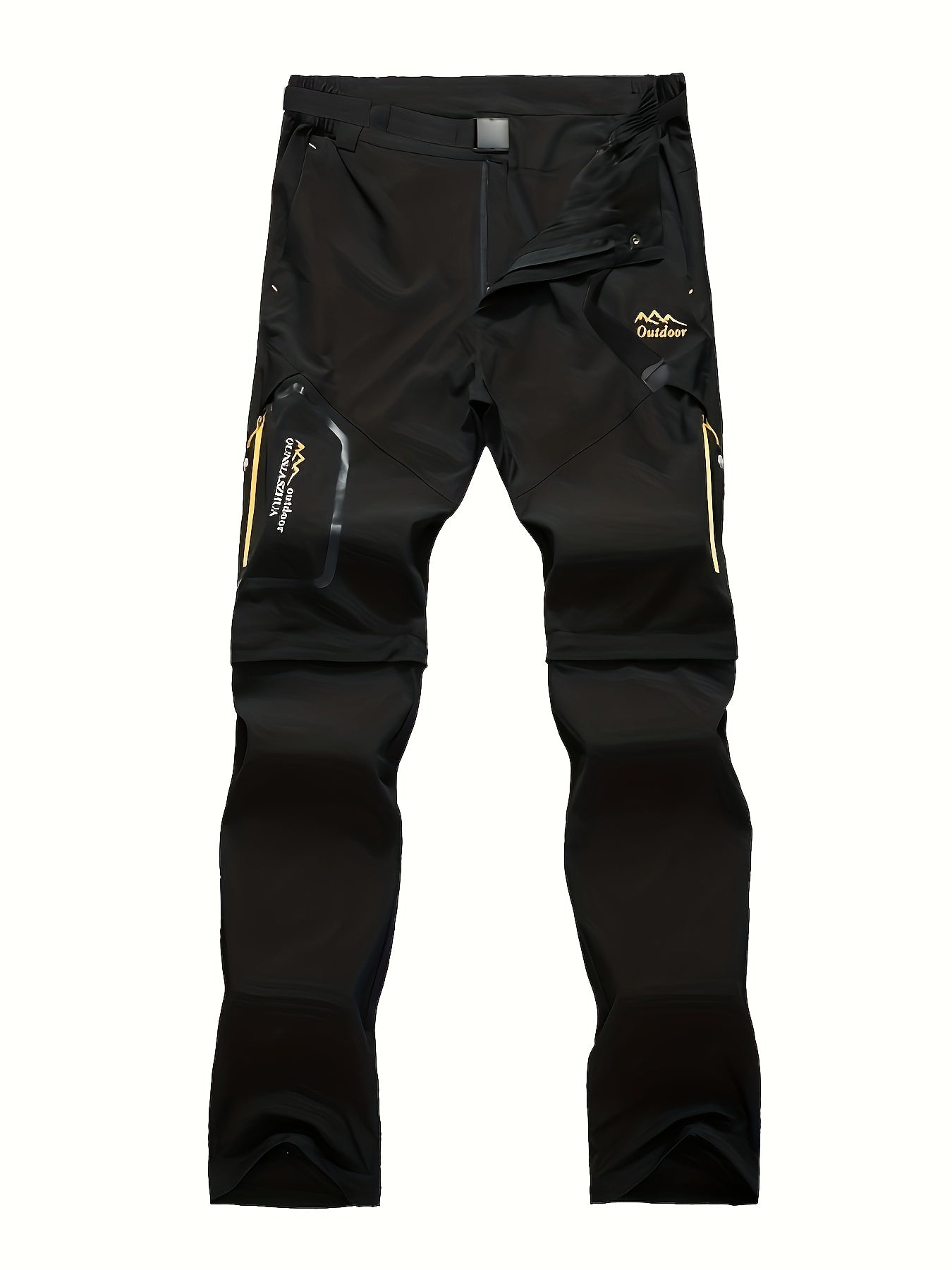 Men's Quick Dry Convertible Hiking Pants Lightweight Zip Off Travel Trousers