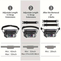 Waterproof PVC Fanny Pack for Sports Travel Beach