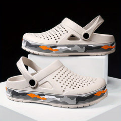 Men's Lightweight Comfy Clogs Hollow Out Garden Shoes