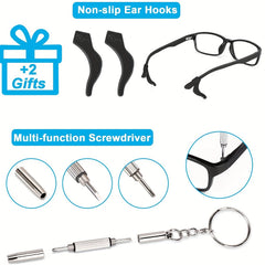 5pcs Leather Eyeglass Straps Anti Slip Retainers