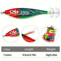 1pc Horizontal Squid Jigs Artificial Squid Hook for Cuttlefish Fishing Tackle