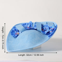 Vintage Fascinator Hat With Flower Church Derby Wedding Hat