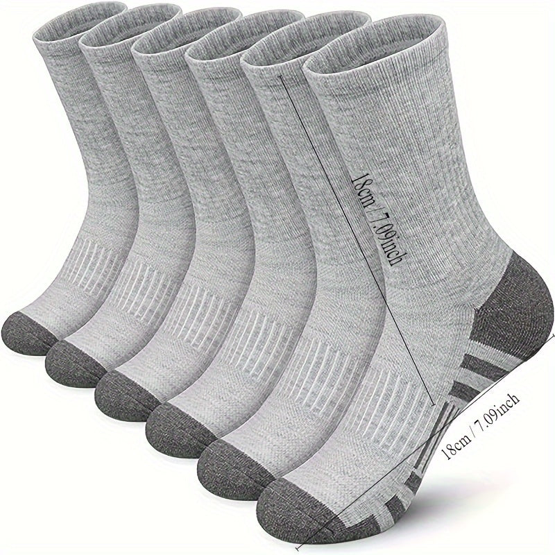 Men's Winter Sports Crew Socks Breathable Sweat Wicking
