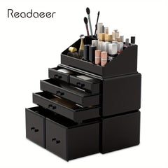 Makeup Organizer Acrylic 3 Pieces Cosmetic Storage Drawers Jewelry Display Box