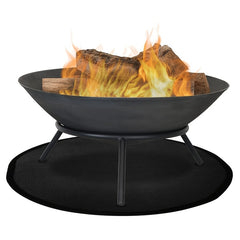 Fire Pit Mat Outdoor Wood Burning Fire Pit And Barbecue Protection Mat