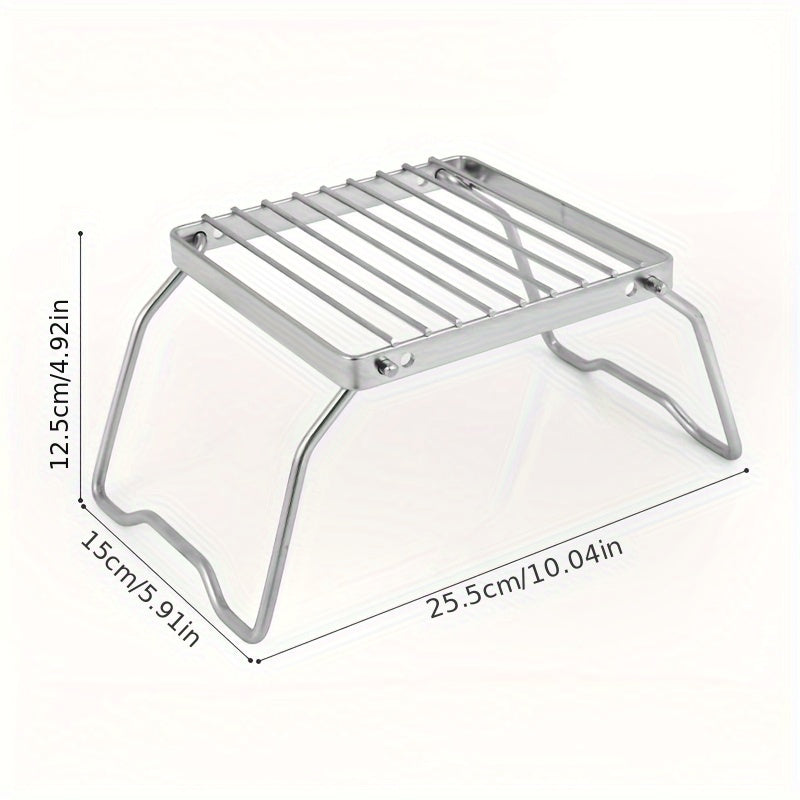 Portable Folding Stainless Steel BBQ Grill for Picnic Camping Hiking