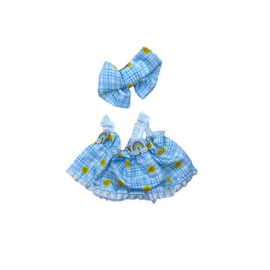 Doll Dress Up Set Skirts & Headwear Combo for 6-9 inch Dolls