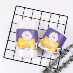 2pcs Bamboo Flushable Diaper Liners - Biodegradable Bamboo Liners
