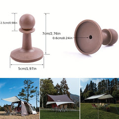 Canopy Pole Lightning Protection Cap Outdoor Camping Tent Support