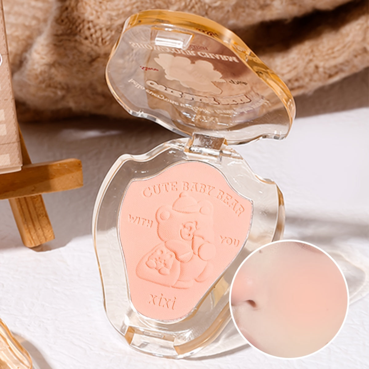 Matte Powder Face Blush Palette Soft Lightweight Cheek Pressed Powder Blush