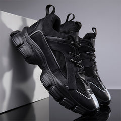 Men's Comfy Non Slip Running Shoes Shock Absorption Sneakers