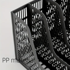 Thickened File Rack Storage Organizer Vertical File Bar Book Paper Desk
