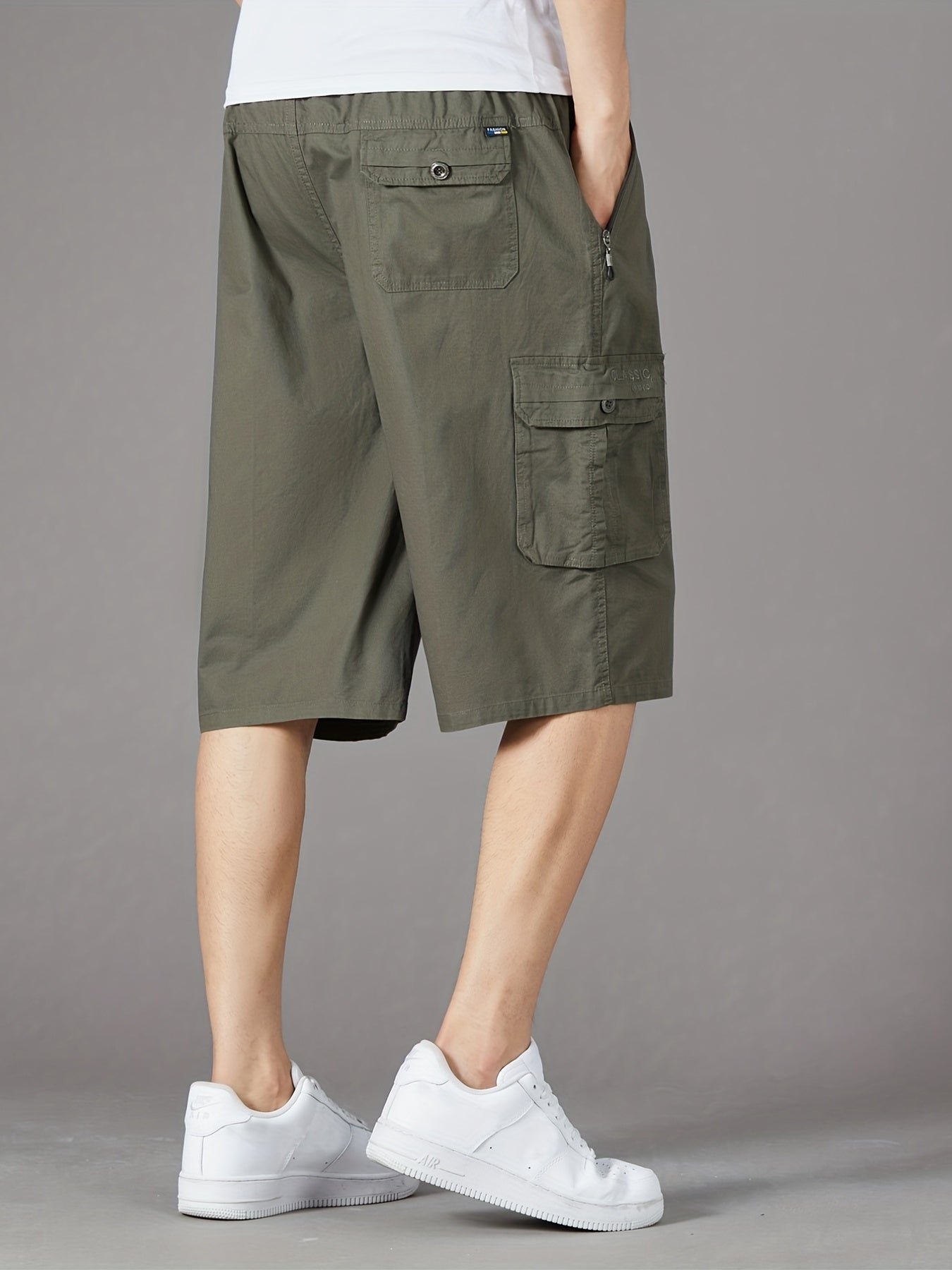 Men's Casual Cargo Jeans With Pocket