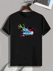 Sneaker Pattern Print Men's Comfy Sports T shirt