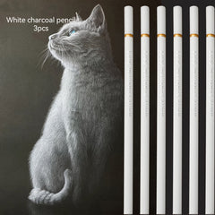 3pcs Charcoal Pen Gloss Pen Soft Sketch Pen Art Painting