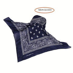 Paisley Print Turban Cap Pre tied Bandana Baseball Cap Lightweight Headwrap