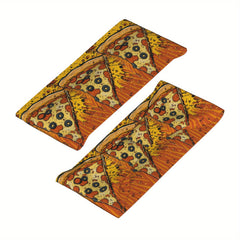 Pizza Slice Sports Headband Sweat Wicking Stretchy Polyester