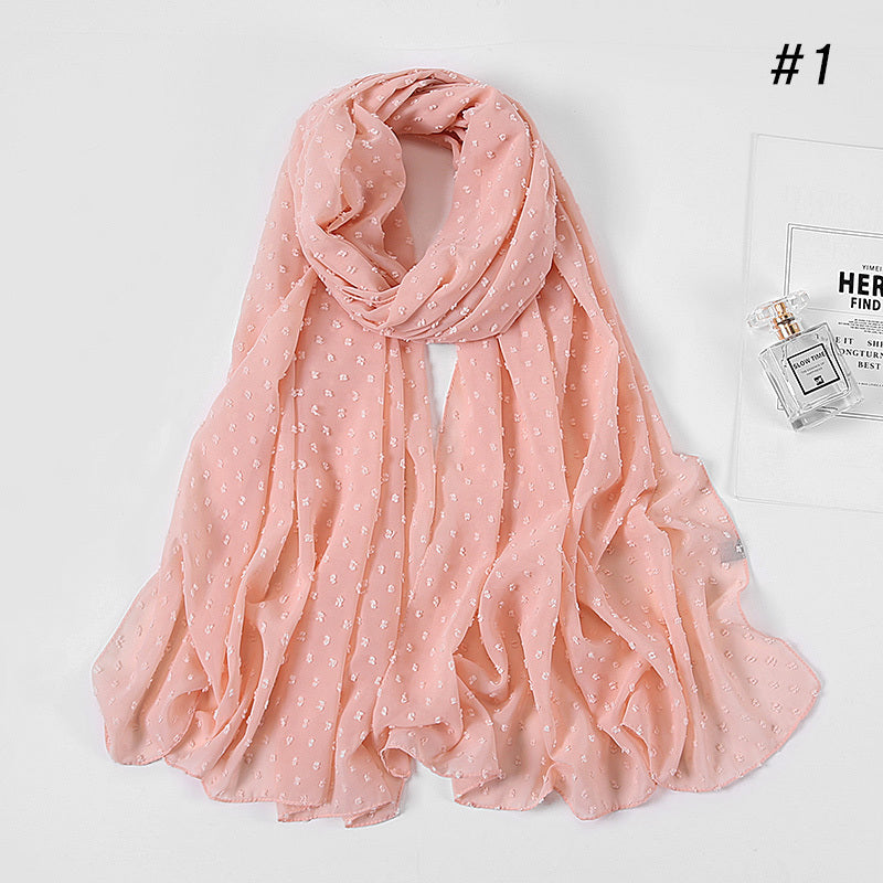 Chiffon Bandana Lightweight Long Shawl Scarf for Fall Winter