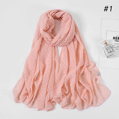 Chiffon Bandana Lightweight Long Shawl Scarf for Fall Winter