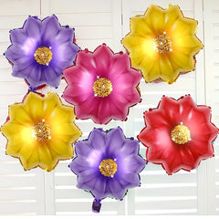 4pcs Flower Balloons Party Decoration Holiday Gathering Wedding Supplies