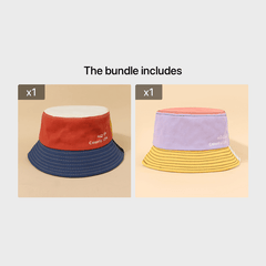 Sun Protective Wide Brim Kids Beach Bucket Hat