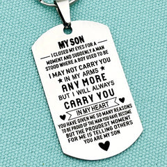 Graduation Gift For Son Daughter From Dad Parents Inspirational Key Chain