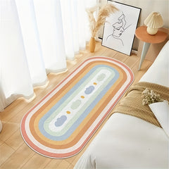 Warm Area Rug Hand Washable Floor Mat Fluffy Decorative Carpet