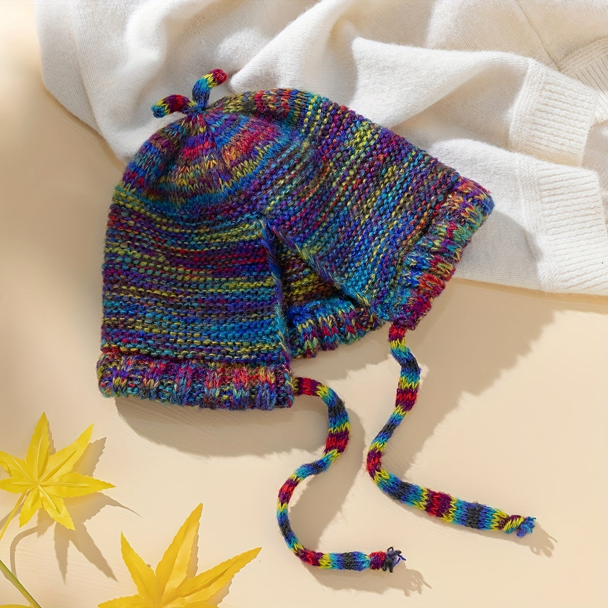 Women's Warm Knit Beanie Ear Protection Hat Winter Skull Cap