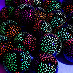 10pcs Fluorescent Dot Balloons Glow Balloons Night Party Supply