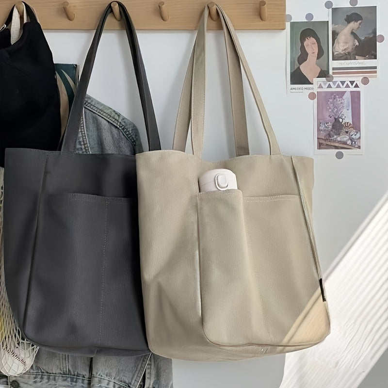 Women's Casual Canvas Large Capacity Tote Bag