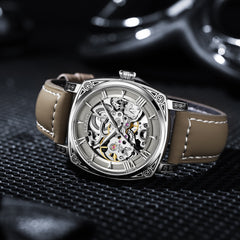Student's Automatic Mechanical Hollow Watch Waterproof