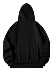 Men's 1624 Print Hoodie Slightly Stretch Breathable Hooded Sweatshirt