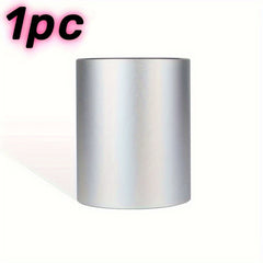 Aluminum Alloy Round Pen Holder Desktop Storage Business Office Metal Cosmetics