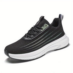 Men's Lace Up Sneakers Breathable Casual Walking Shoes